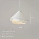 Nordic Cream Style Fabric Dining Table Pendant Lamp for Living Room by Ljojo