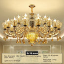 Ljojo Luxury Crystal Chandelier Lamp for Living Room Bedroom Decor Atmosphere Lighting