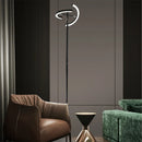 Ljojo Modern LED Rotating Floor Lamp for Living Room Bedroom Study Reading