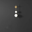 Vertical Globe Wall Lamp Acrylic Ball Sconce Light Modern Bedroom Living Room Ljojo