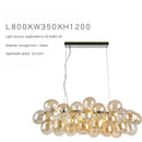 Nordic Balloon Glass Chandelier Pendant Lamp for Bedroom Living Room - Ljojo
