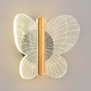 LED Butterfly Leaf Wall Lamp Modern Bedroom Lighting by Ljojo