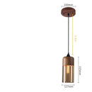 Nordic Wood Grain Color Led Pendant Lamp Modern Glass Pendant Lamp by Ljojo