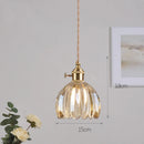 Nordic Purple Glass LED Pendant Lights - Elegant Chandelier for Kitchen & Dining Room by Ljojo