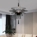 Ljojo Luxury Black Gold Chandelier for Living Dining Kitchen Island