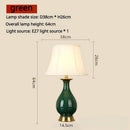 LED Glass Table Lamp Romantic Bedroom Night Light Home Decor - Ljojo