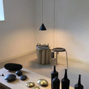 Ljojo Modern Geometric Pendant Light with Long Wire Design - LED Suspension Ligh