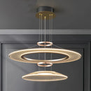 Ljojo Modern Minimalist Luxury LED Chandelier Acrylic Pendant Light for Home Decoration