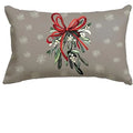 Ljojo Merry Christmas Tree Green Pillowcase - Holiday Decorative Lumbar Pillow