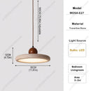 Travertine Kitchen Island Pendant Light Nordic Dining Table Hanging Lamp by Ljojo