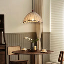 Wabi-Sabi Style Retro Pendant Lights Linen Fabric Chandeliers by Ljojo