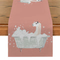 Alpaca Bathtub Table Runner by Ljojo: Kitchen & Dining Farmhouse Decor, Wedding Party Runner