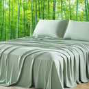 Ljojo 100% Organic Bamboo Silky Bed Sheet Set - Luxuriously Soft Hotel Bedding