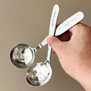 Ljojo Long Handle Stainless Steel Soup Spoon, Thickened & Dishwasher Safe
