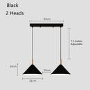 Ljojo Modern Art Iron Wood Pendant Lamp for Bedroom and Dining Room