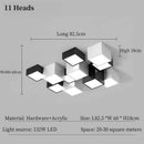 Ljojo Minimalist Bauhaus 3D LED Ceiling Lights for Living Room Decoration Chandelier