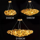 Nordic Bird's Nest Chandelier | Stainless Steel LED Kitchen Restaurant Decorative Hanging Lamp