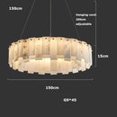 Ljojo Luxury Marble LED Chandelier for Dining Room