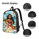Ljojo Moana School Bag Set: Backpack, Lunch Box, Pencil Box for Students