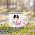 Enamel Mug Custom Name Tea Coffee Wine Mugs for Maid of Honor by Ljojo