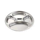 Ljojo 304 Stainless Steel Dividing Plate Children's Four Compartment Plate