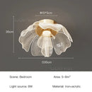 Modern Gold LED Flower Ceiling Light | Bedroom Hallway Home Decor | Ljojo