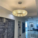 Luxury Nordic LED Crystal Round Chandelier | Modern Home Decor Lighting by Ljojo