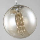 2025 Glass Ball Chandelier Spiral Light G4 Led - Modern Villa Lighting by Ljojo