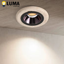 Yellow Travertine Downlight LED Spotlight for Home and Office by Ljojo