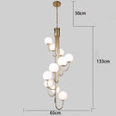 Ljojo LED Pendant Chandelier for Modern Home Decor and Indoor Lighting