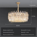 Crystal Villa Chandelier Long Stairway Light Luxury Modern Ljojo