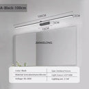 LED Wall Lamp 40/80/100cm Modern Mirror Decor Lighting Strip for Bathroom by Ljojo
