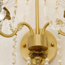 French Crystal Pearl Wall Lamp | Elegant Retro Candle Light for Bedroom and Living Room by Ljojo