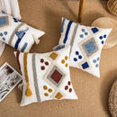 Boho Loop Tufted Tassel Pillow Cover for Home Decor by Ljojo