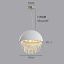 Ljojo Luxury Crystal Chandelier Pendant Lights for Home Dining Room Decor
