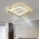 Ljojo Luxury Bladeless Ceiling Fan Light for Master Bedroom - Silent Vaneless Design
