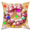 Christmas LED Pillowcase with Santa Claus & Snowman Designs for Ljojo Brand
