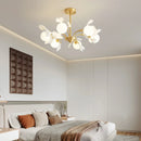 Luxury Ginkgo Leaf Circle LED Chandelier by Ljojo - French Designer Pendant Light Fixture