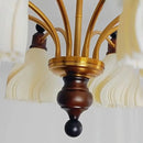 Gold Glass Ceiling Chandelier Modern Living Room Bedroom Lighting by Ljojo