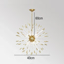Dandelion Crystal Chandelier Luxury Indoor Decor LED Hanging Lamp by Ljojo