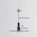 Ljojo Marble Copper LED Pendant Lamp Modern Hanging Lights Fixtures