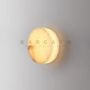 Ljojo Marble Wall Lamp: Nordic Minimalist Round LED Wall Lights