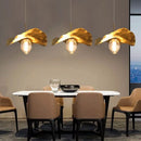 Ljojo Lotus Leaf Chandelier Pendant Lights Glass Living Dining Room Luxury Decor