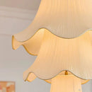 Ljojo French Medieval Bellflower Pendant Light Creamy Style Bedroom Chandelier Lighting