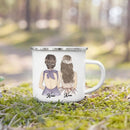 Enamel Mug Custom Name Tea Coffee Wine Mugs for Maid of Honor by Ljojo