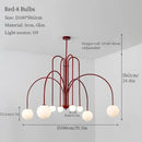 LED Pendant Lamp Modern Magic Bean Hanging Light Living Room Chandelier Ljojo