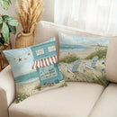 Beach Chic Throw Pillow Cover Set for Home Decor by Ljojo