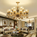 Ljojo Luxury Crystals Ceiling Chandelier for Elegant Interior Decor