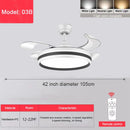 Modern Luxury Invisible Mute Ceiling Fan Lights for Home Decor by Ljojo