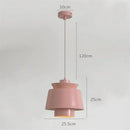 LED Macaron Pendant Lamp for Restaurant Bedroom Bar Cafe by Ljojo